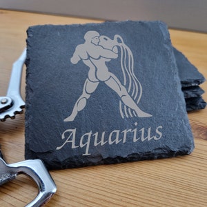Aquarius Zodiac Coaster