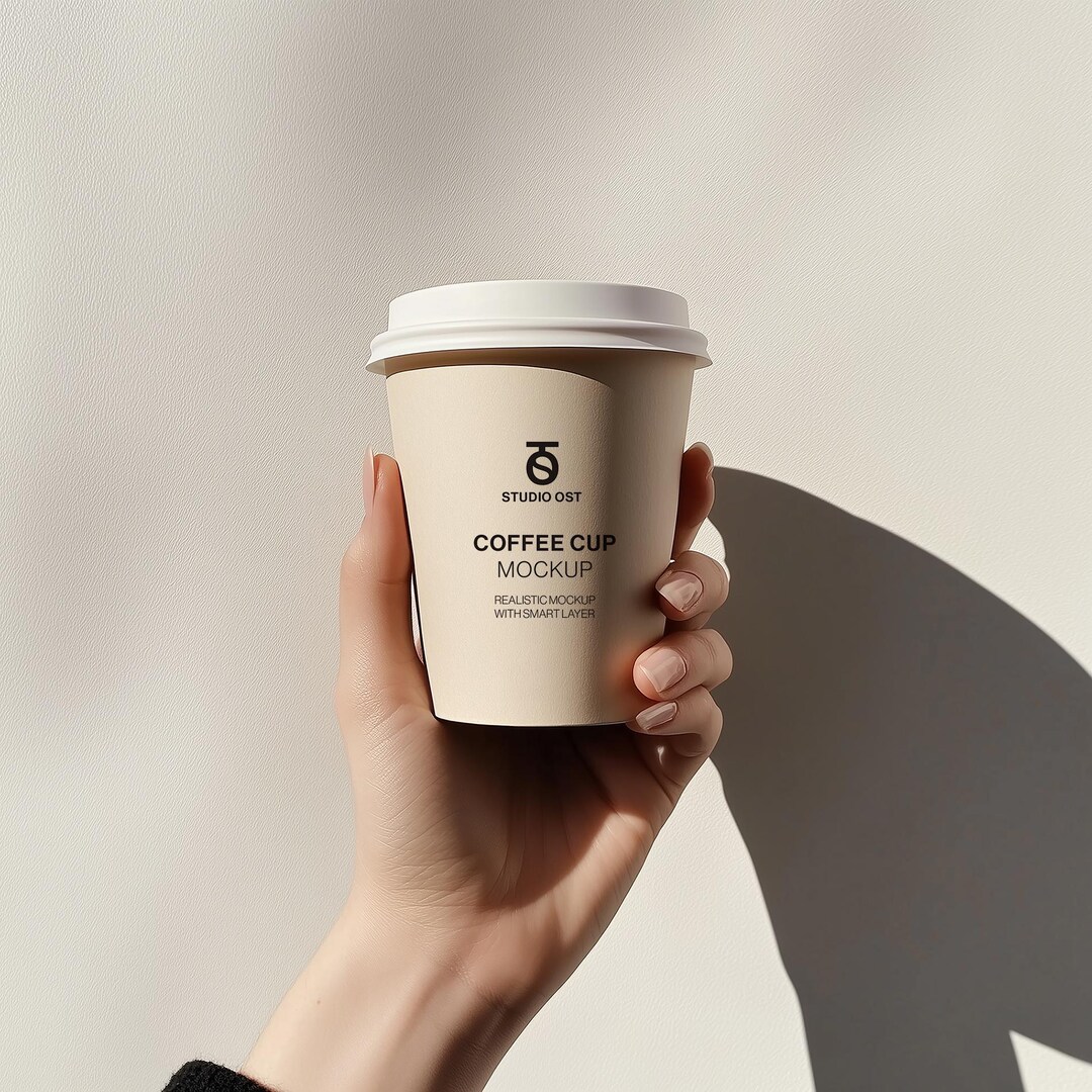 Paper Cup Coffee Mockup | Two Smart Layers - Etsy