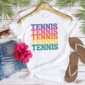 Tennis Shirt, Funny Tennis T Shirt Funny Tennis Player Gift Tennis Life Shirt For Her, Retro Trendy Tennis Shirt