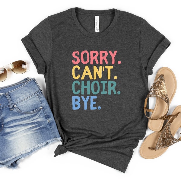 Funny Choir Shirt Etsy