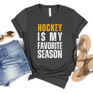 Hockey Is My Favorite Season, Vintage, Hockey T-Shirt, Unisex, Hockey Game Day Shirt, Sunday, Funny Hockey Tee, Ice Hockey Tee, Sports, Nhl