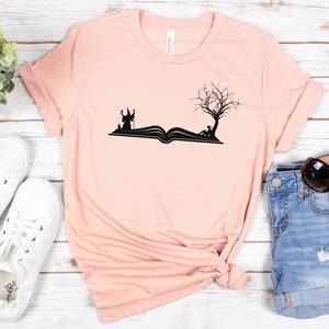 Girl And Dreams Book, Inspirational Reading Tshirt, Girl And Dragon Book Shirt, Imagine World Tee, Booksellers Gift, Reading Book Shirt