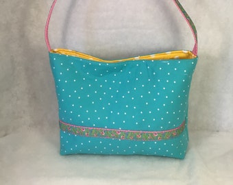Small fabric bag,Women’s handmade handbag,cute little purse,pink flamingos,reallycutebags.Etsy.com