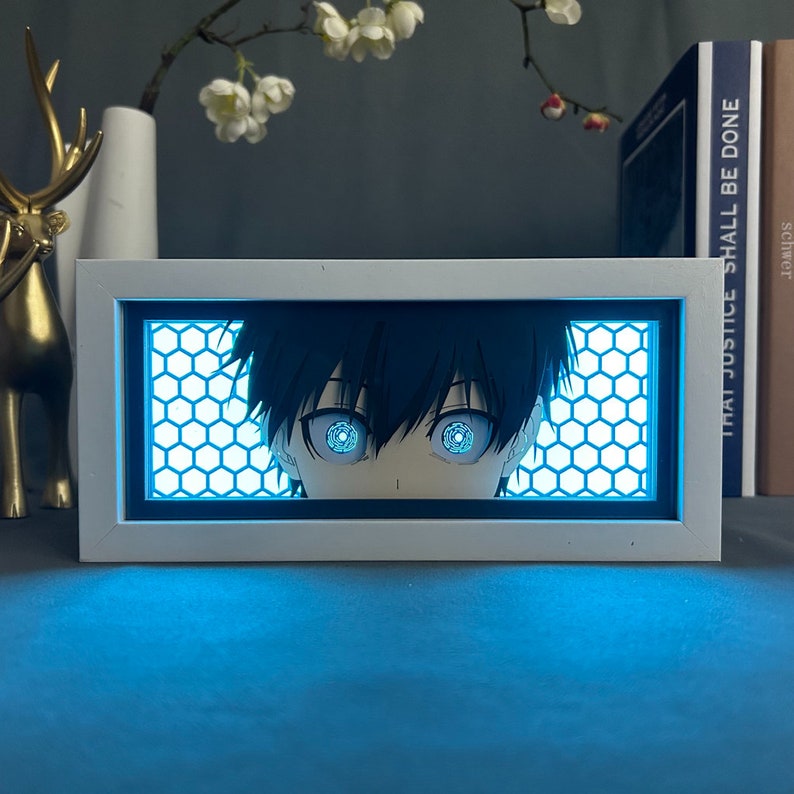 Yoichi Isagi Blue Lock Anime Light Box Manga Paper Cut for Etsy UK