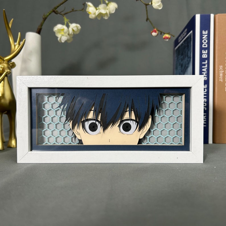 Yoichi Isagi Blue Lock Anime Light Box Manga Paper Cut for Etsy UK