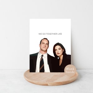 Stabler and Benson Card, Funny Card For Boyfriend, For Girlfriend, Best Friend, Husband, Law and Order SVU