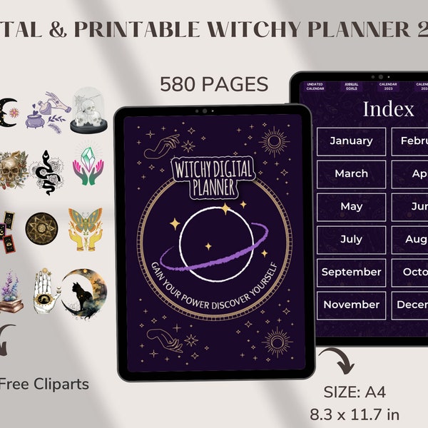 2024 Witch Planner Etsy