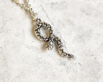 Rep Snake Inspired Necklace, Snake Earrings,  Snake Keychain, Medusa Necklace, Serpent Earrings, Snake Lover
