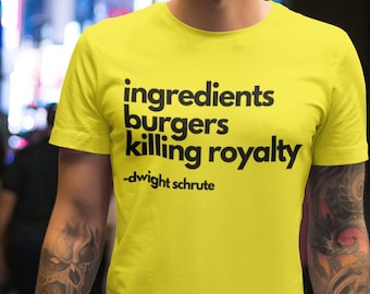 Multiple Colors - Dwight Schrute Quote Tshirt - Unisex Tee