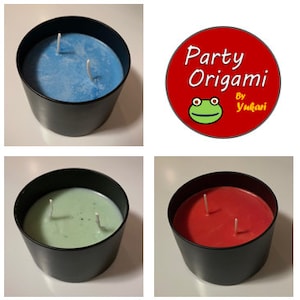 Set of Three Natural Soy Wax Candles