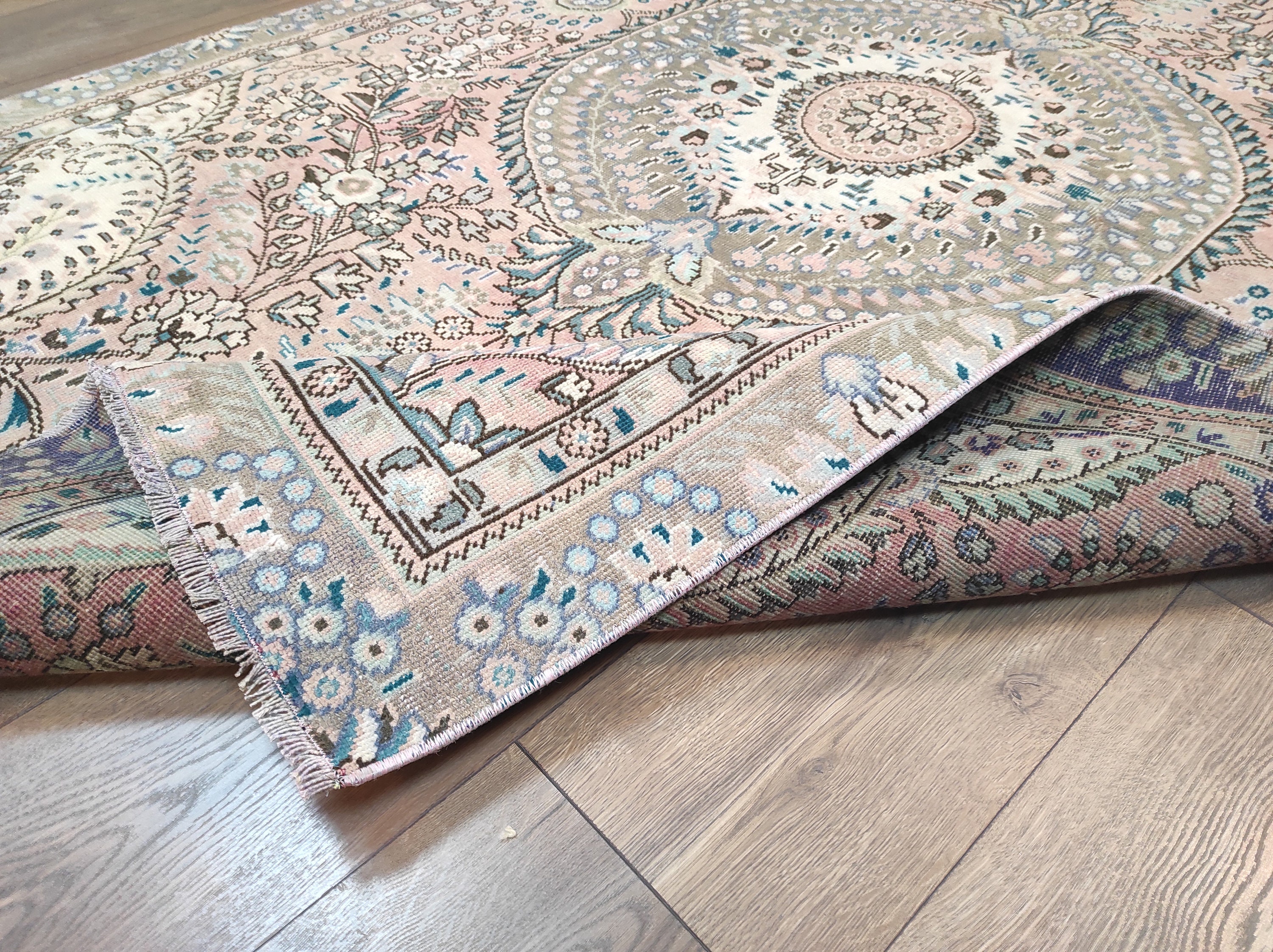 Persian Large Rug Pink Persian Rug Bohemian Rug Living Room Etsy