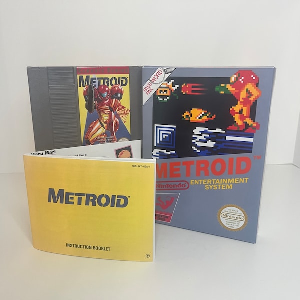 Metroid Complete in Box Reproduction