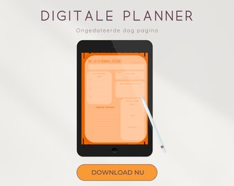 Day page for digital planning