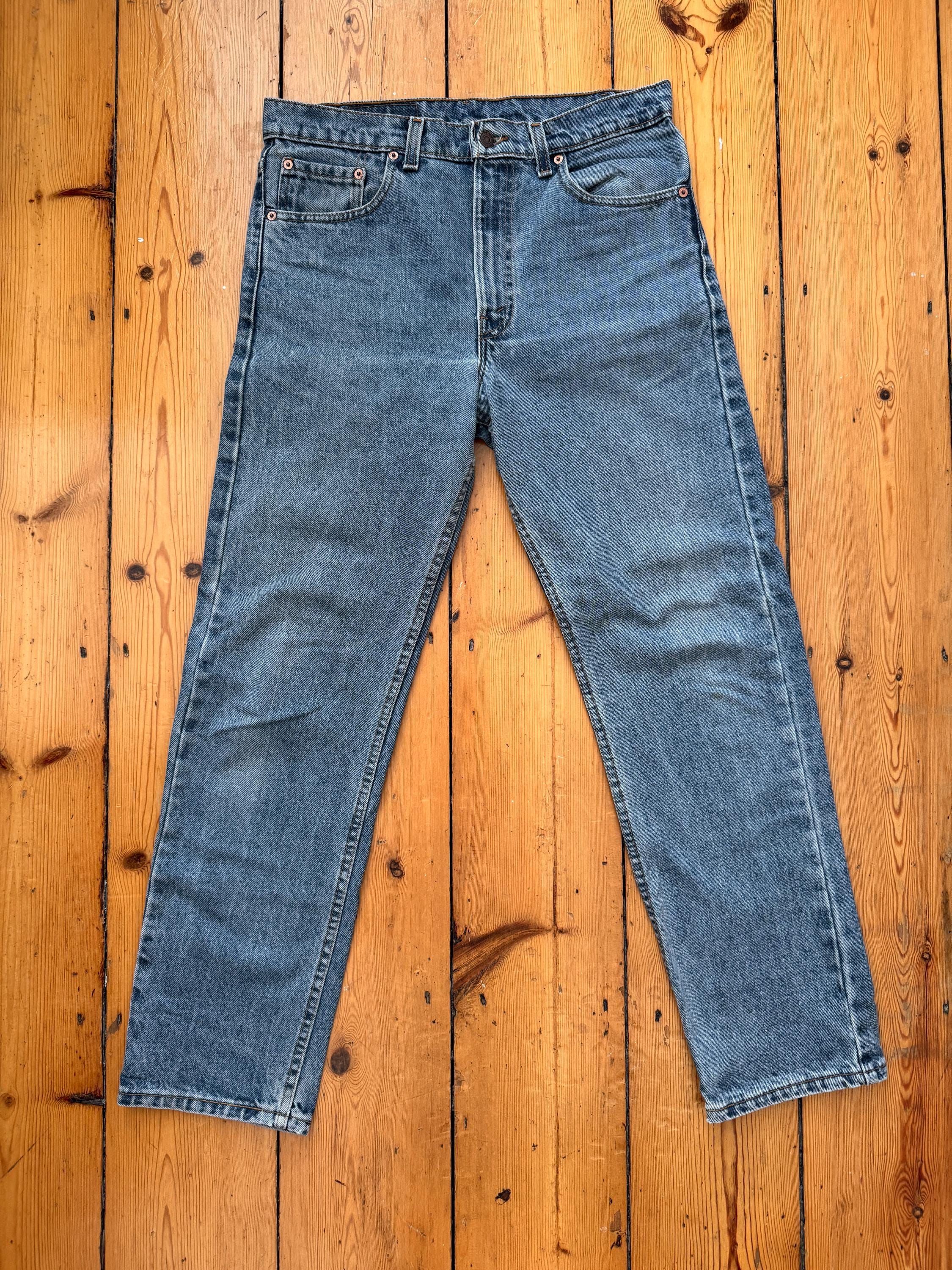 ヴィンテージデニム ブルー リーバイス 505 ストレートジーンズ 33 x 