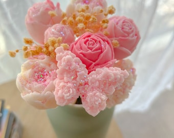 Fondants de cire Bouquet de fleurs - Cadeau Fête des mères