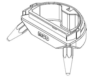 D-Pole Moss Pole Base - Soilless Vertical Grow System