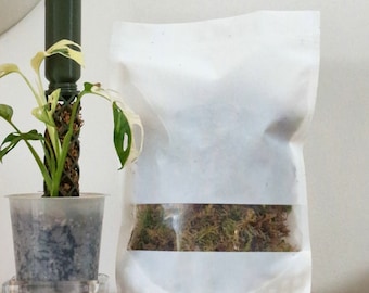 Live Sphagnum Moss 2 L Bag - for Moss Poles, Terrariums, Kokedama, Propagation - Sustainably Sourced