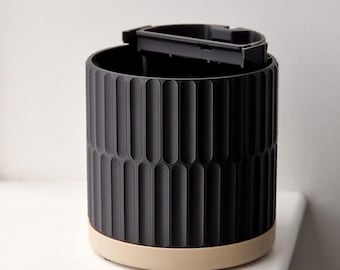 Anchor Planter for D-Shaped Moss Pole: 2.5 L (Flutes Design)