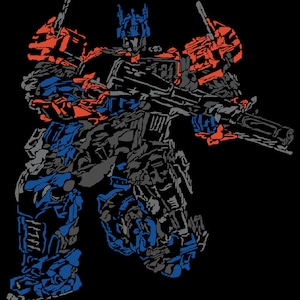 Autobot Leader Tshirt, Optimus Prime T-shirt, Transformer T-shirt, Champion Graphic Tee