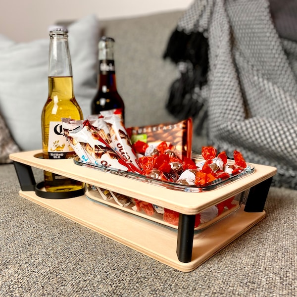 Couchbar Mini Plus | Snackbar | Couchbutler | Snackbox | Sofa-Bar | Couch Tablett | 3D Druck | Couch-Butler | Geschenk | Ostern