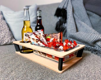 Mini Plus Coffee Bar | Snack Bar | Couch Butler | Snack Box | Sofa Bar | Couch Tray | 3D Print | Couch Butler | Gift | Men | Wedding