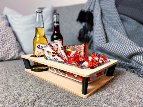 Couchbar Mini Plus | Snackbar | Couchbutler | Snackbox | Sofa-Bar | Couch Tablett | 3D Druck | Couch-Butler | Geschenk | Männer | Hochzeit