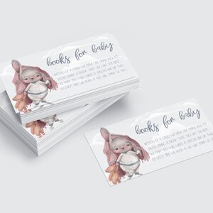 Livres modifiables pour bébé en téléchargement numérique | Demandez des livres au lieu d'une carte | Jeux de baby shower pour invitation baby shower