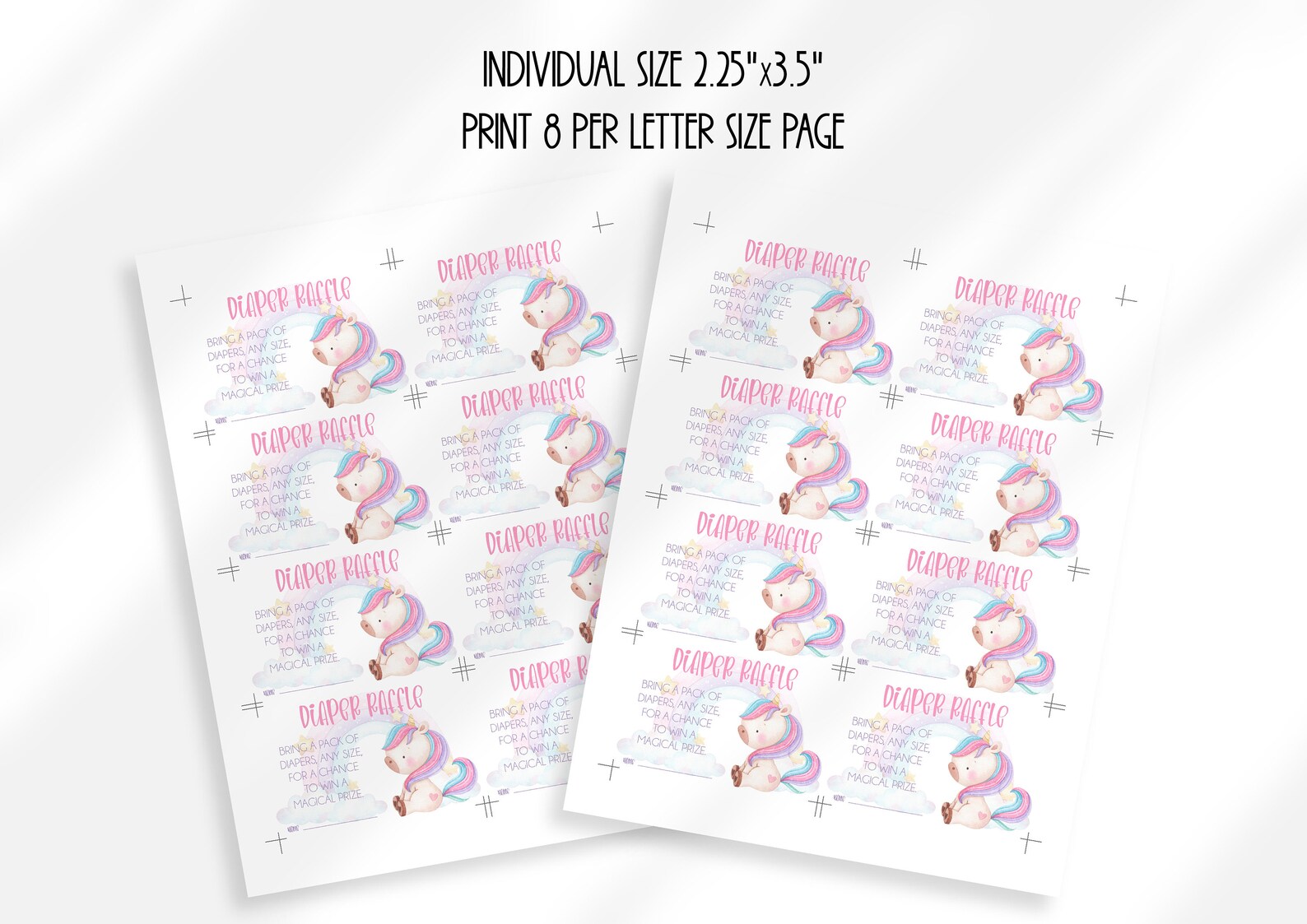 Editable Unicorn Baby Shower Printables Unicorn Rainbow - Etsy