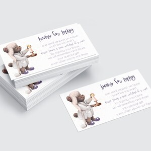 Livres d’ours modifiables pour bébé Insert Téléchargement numérique | Demandez des livres au lieu d’une carte | Enceinte d'invitation pour fête prénatale, douche d'ours en peluche