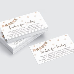 Livres modifiables pour bébé en téléchargement numérique | Demandez des livres au lieu d'une carte | Enveloppe d'invitation de baby shower | Jeux sans distinction de sexe