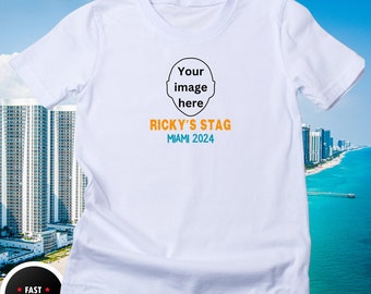 Personalised Photo T-Shirt, Custom Stag Do Shirt