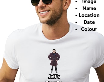 Personalised Custom Photo T Shirt, Personalised Stag T Shirt, Stag Do Shirt, Your Custom Design Print Shirt, Funny Print Shirt, Photo Shirt