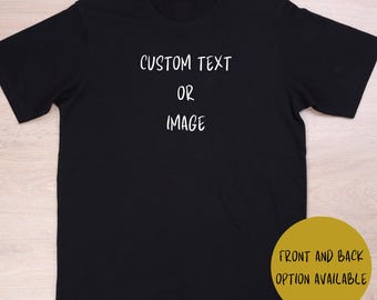 Personalized Kids Photo T Shirt, Custom Photo Toddler Shirt, Double Side Printed Shirt, Custom Design Kids Shirt, Custom Funny Kids Shirt