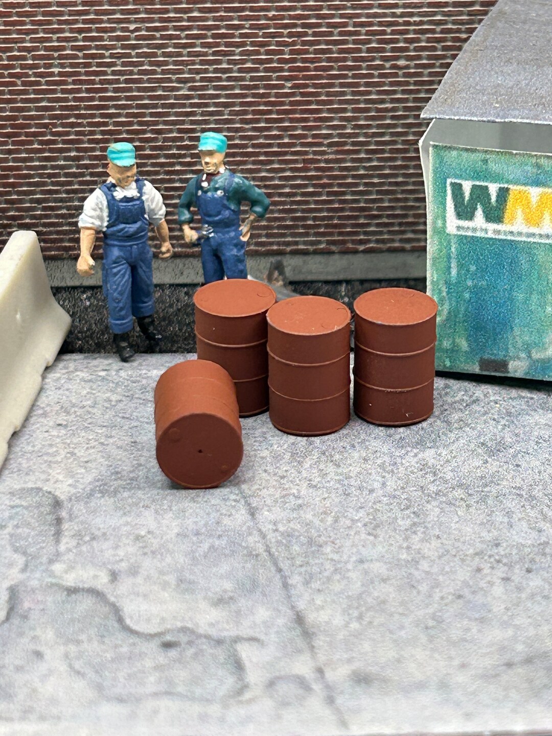 001ho HO-1000-001 / 1:87 HO Scale 55 Gal Drums (rust) - Etsy