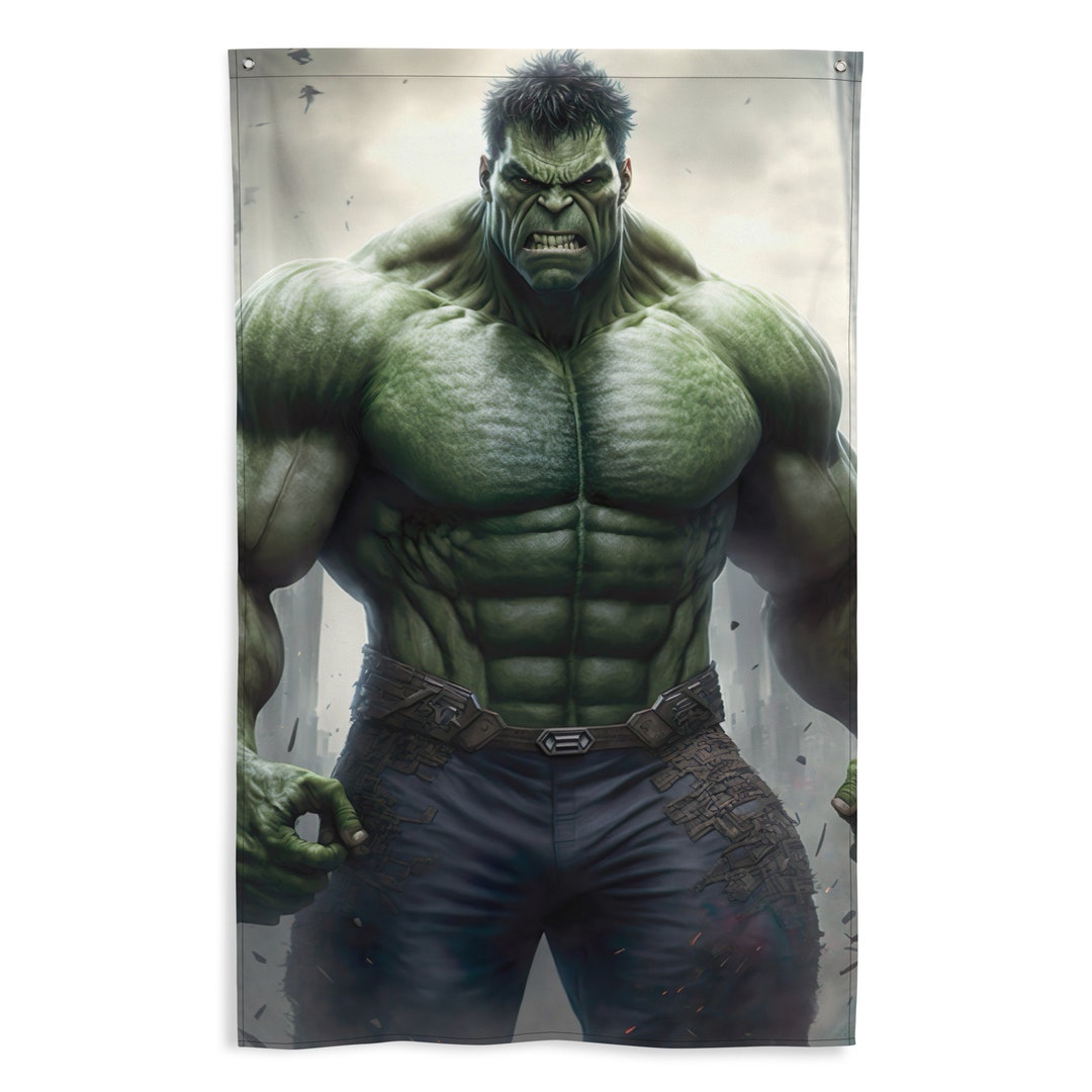 Hulk Flag Etsy