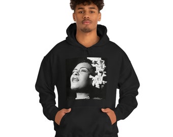 Billie Holiday Strange Fruit, moletom com capuz unissex de mistura pesada de outono