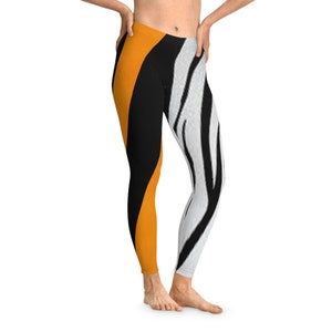 Combo Tiger Print Stretchy Leggings