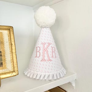 Monogram Birthday Hat
