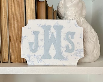 Baby Monogram Plaque