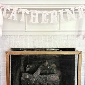 Baby Name Banner Fishtail Font
