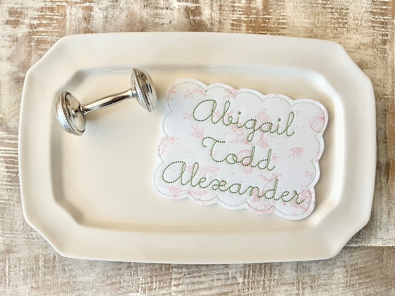 Baby Name Plaque image 3