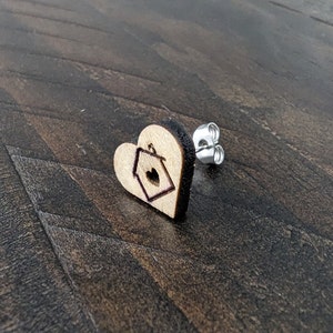 House Earrings | Heart-Shaped Realtor Earrings | Real Estate Accessory | Realtor Jewelry | Home-themed earrings | Realtor fashion