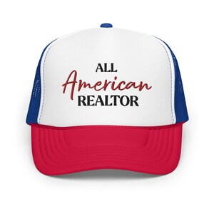 Trucker Realtor Hat | Real Estate Cap | Foam trucker hat for Realtor