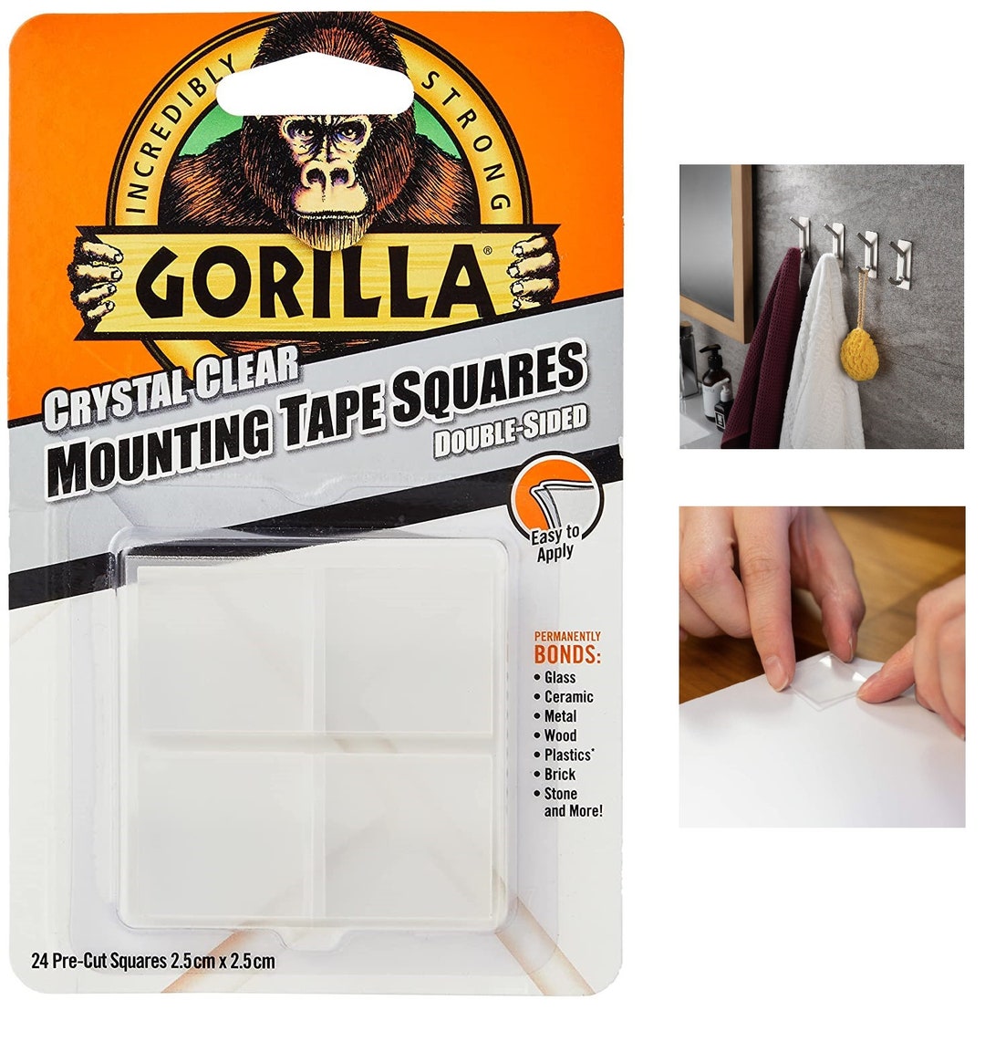 Gorilla Double Sided Tape Adhesive Sticky Pads Squares Etsy