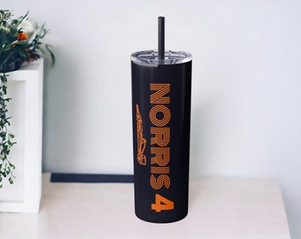 Lando Norris Tumbler Mclaren F1 Tumbler Gift F1 Fan Christmas Gift Lando Norris F1 Gift Water Bottle Formula 1 Lando Norris Christmas Gift