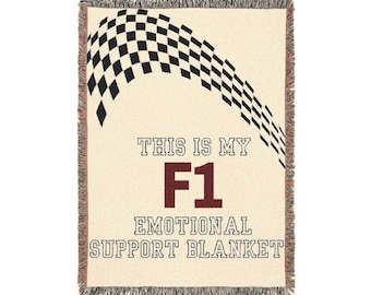 F1 Watching Decke Formel 1 Fan Geschenkidee Gewebte Decke F1 Fan Geschenk Wohnkultur Decke Gemütliche F1 Geschenk für Fan Racing Wochenende Geschenkidee F1