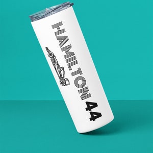 Lewis Hamilton Tumbler Formula 1 Tumbler Mercedes F1 Gift Tumbler Lewis Hamilton Water Bottle Gift Formula 1 Fan Gift F1 Fan Gift Idea