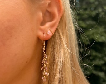 earrings, dangling earrings, gemstone earrings, gemstone jewelry, gold earrings, gold jewelry, drop earrings, jewelry, dangle earrings