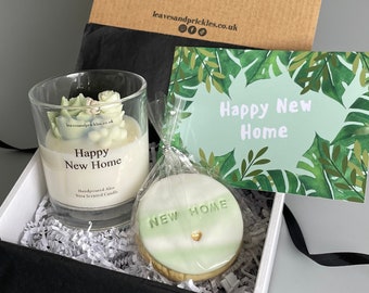 Plant Lover Gift | New Home Gift |  Cacti and Succulents Terrarium Candle