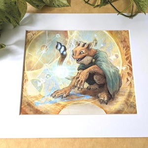Impression d'art Les univers se trouvent à l'intérieur - Impression giclée d'archives Art mural de qualité musée Fan Art MtG Illustration fantastique Plusieurs tailles standard